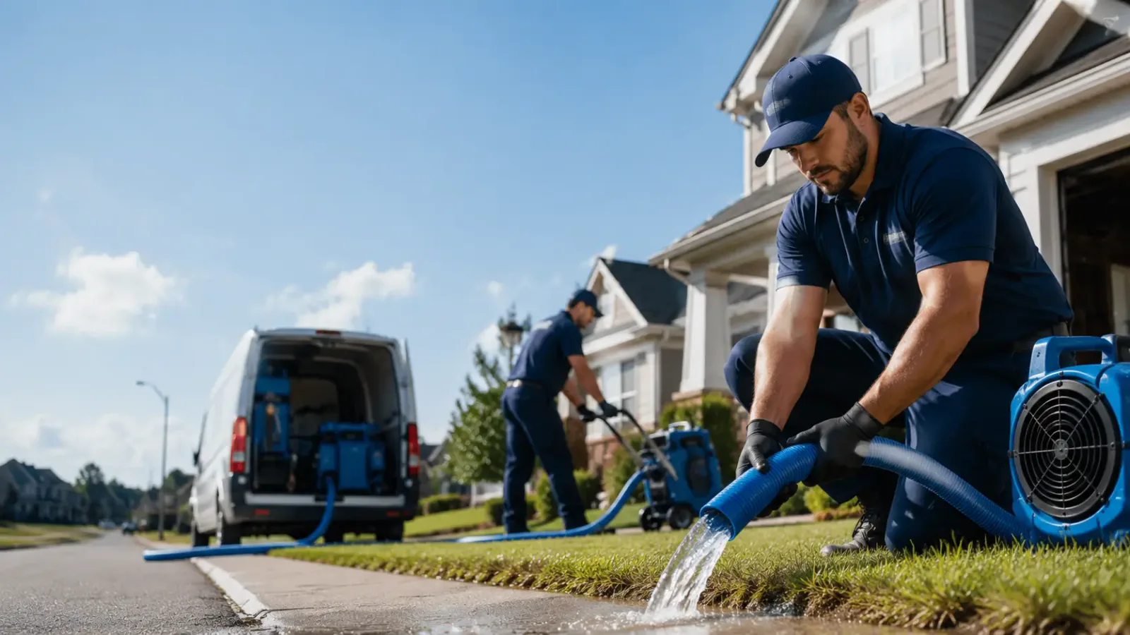 Flood Damage Restoration in Nursery, TX
